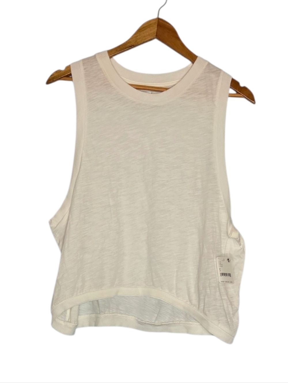 NWT Free People Movement White Workout Top Size S - Picture 2 of 8